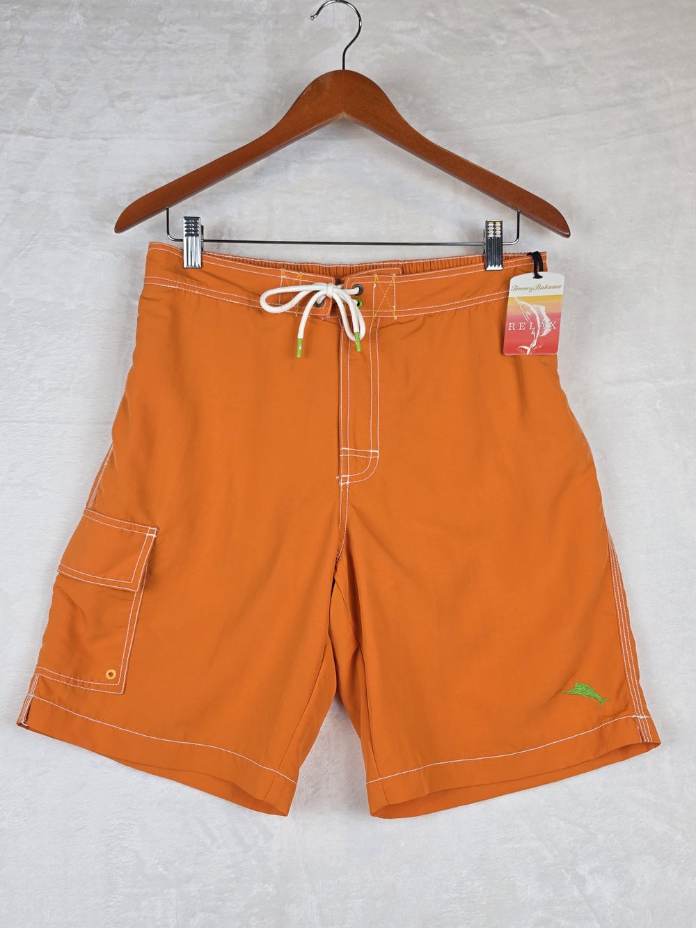 Tommy Bahama Orange Swim Board Shorts
